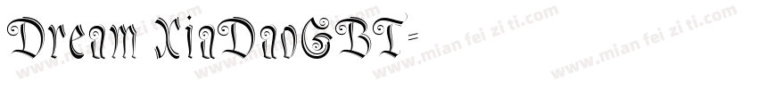 Dream XiaDaoGBT字体转换